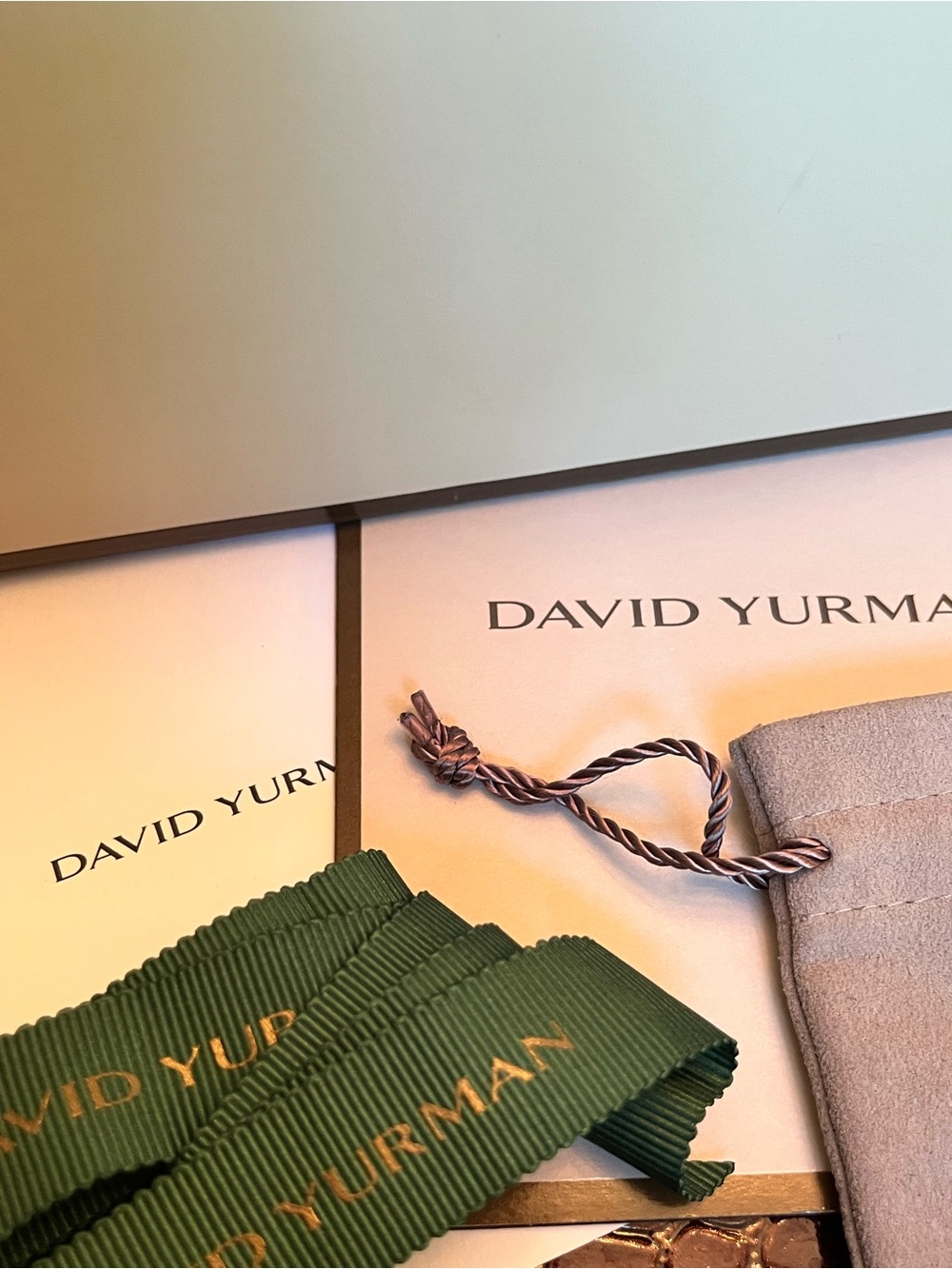 David Yurman Bag, Pouch, Ribbon, Envelope, & Card for Luxury Gifting or Storage - Picture 6 of 15
